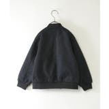 【親子コーデ】フェイクスエードリブブルゾン（110~160cm） | ikka  | 詳細画像8 