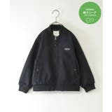 ブラック | 【親子コーデ】フェイクスエードリブブルゾン（110~160cm） | ikka 
