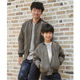 【親子コーデ】フェイクスエードリブブルゾン（110~160cm） | ikka  | 詳細画像21 