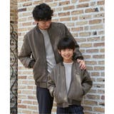 【親子コーデ】フェイクスエードリブブルゾン（110~160cm） | ikka  | 詳細画像22 