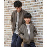 【親子コーデ】フェイクスエードリブブルゾン（110~160cm） | ikka  | 詳細画像23 