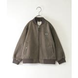 【親子コーデ】フェイクスエードリブブルゾン（110~160cm） | ikka  | 詳細画像7 