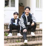 【親子コーデ】コンビブロックスジップパーカ（110~160cm） | ikka  | 詳細画像2 