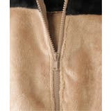 ファーフリース胸切り替えジップパーカー(110~160cm) | ikka  | 詳細画像11