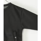 【親子コーデ】ボンディングクルーカーデブルゾン（110~160cm） | ikka  | 詳細画像3 