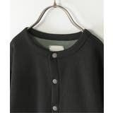 【親子コーデ】ボンディングクルーカーデブルゾン（110~160cm） | ikka  | 詳細画像6 