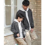 【親子コーデ】リネンライクブルゾン（110~160cm） | ikka  | 詳細画像9 