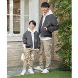 【親子コーデ】リネンライクブルゾン（110~160cm） | ikka  | 詳細画像12 