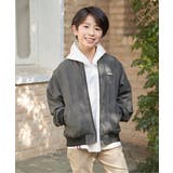 【親子コーデ】リネンライクブルゾン（110~160cm） | ikka  | 詳細画像2 