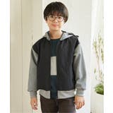 キルト中綿カットコンビパーカー（110~160cm） | ikka  | 詳細画像6 