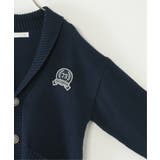 スクールニットショール襟カーディガン（120~160cm） | ikka  | 詳細画像3 