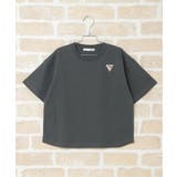 チャコール | 【キッズ】【抗菌】タフBODYワンポイントT(120~160cm) | ikka