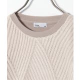 ジャガードニット切り替えトレーナー（120~160cm） | ikka  | 詳細画像6 