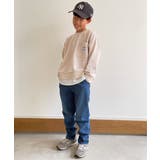 【キッズ】ポケ付き裾レイヤードトレーナー(100~160cm) | ikka | 詳細画像18