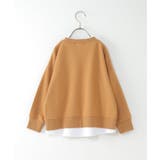 【キッズ】ポケ付き裾レイヤードトレーナー(100~160cm) | ikka | 詳細画像6