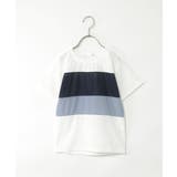 【接触冷感／吸水速乾】横切り替えTシャツ（120~160cm）【親子コーデ】 | ikka  | 詳細画像10 