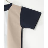 【接触冷感/吸水速乾】縦切り替えTシャツ(120~160cm)【親子コーデ】 | ikka | 詳細画像10