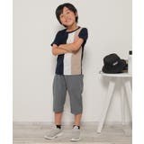 【接触冷感/吸水速乾】縦切り替えTシャツ(120~160cm)【親子コーデ】 | ikka | 詳細画像2