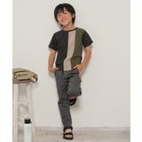 【接触冷感/吸水速乾】縦切り替えTシャツ(120~160cm)【親子コーデ】 | ikka | 詳細画像5