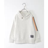 裏起毛袖ラインショールトレーナー（120~160cm） | ikka  | 詳細画像10 