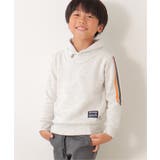 裏起毛袖ラインショールトレーナー（120~160cm） | ikka  | 詳細画像1 