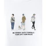 【親子コーデ】裾レイヤー刺繍Tシャツ（120~160cm） | ikka  | 詳細画像7 