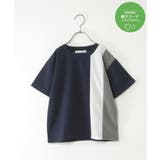 速乾COOL縦切り替えTシャツ | ikka  | 詳細画像1 