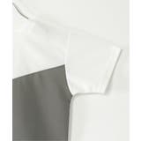 【接触冷感 吸水速乾】速乾COOL斜め切り替えTシャツ(120~160cm)【親… | ikka | 詳細画像3