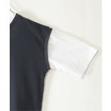 ワッフルベストレイヤー7分袖Tシャツ（120~160cm） | ikka  | 詳細画像3 