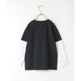 カモ柄袖レイヤーロンTシャツ(120~160cm) | ikka | 詳細画像11