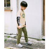 カモ柄袖レイヤーロンTシャツ(120~160cm) | ikka | 詳細画像6