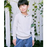 アイボリー | コンチョボタンショール襟トレーナー（120~160cm） | ikka 