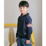 コンチョボタンショール襟トレーナー（120~160cm） | ikka  | 詳細画像1 