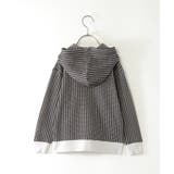 【親子コーデ】ビックワッフルジップパーカー（120~160cm）  | ikka  | 詳細画像2 