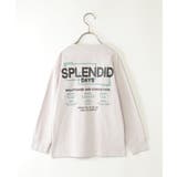 ライトグレー | 【メディア紹介商品】バックプリントロンT（120~160cm） | ikka 