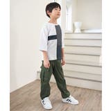 【親子コーデ】7分袖ポンチブロックスT（120~160cm） | ikka  | 詳細画像4 