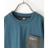 【親子コーデ】異素材ポケロゴプリントT（120~160cm） | ikka  | 詳細画像11 