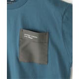 【親子コーデ】異素材ポケロゴプリントT（120~160cm） | ikka  | 詳細画像12 