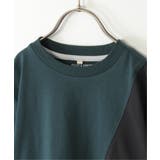 【親子コーデ】斜め切り替えブロックスT（120~160cm） | ikka  | 詳細画像13 