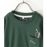 【親子コーデ】メガネポケ裾レイヤーTシャツ(120~160cm) | ikka | 詳細画像6