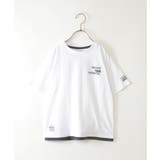 オフホワイト | 裾レイヤープリントアソートTシャツ 2（120~160cm） | ikka 
