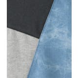 【親子おそろい】ブリーチデニムブロックスTシャツ(120~160cm) | ikka | 詳細画像8