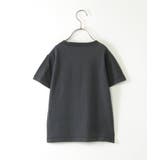 【親子おそろい】ブリーチデニムブロックスTシャツ(120~160cm) | ikka | 詳細画像3