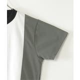 【接触冷感 吸水速乾】マルチファンクション縦切り替えTシャツ（120~160cm… | ikka  | 詳細画像3 