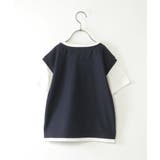 キーネックベストレイヤーTシャツ | ikka | 詳細画像2