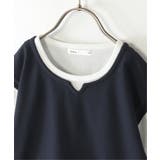 キーネックベストレイヤーTシャツ | ikka | 詳細画像5