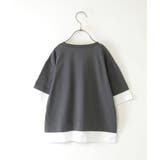 5分袖レイヤーフォトプリントTシャツ(120~160cm) | ikka | 詳細画像11