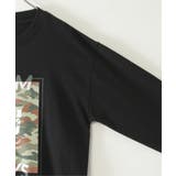 裾レイヤードカモフラプリントロンT（120~160cm） | ikka  | 詳細画像3 