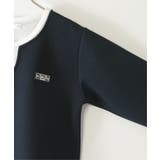 【親子コーデ】キーネックレイヤード7分袖Tシャツ（120~160cm）  | ikka  | 詳細画像3 