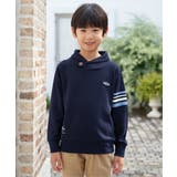 コンチョボタンショール襟トレーナー（120~160cm） | ikka  | 詳細画像7 